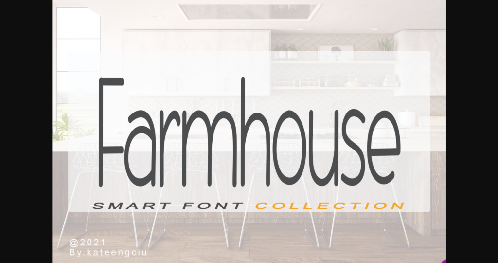 Farmhouse Font Poster 3