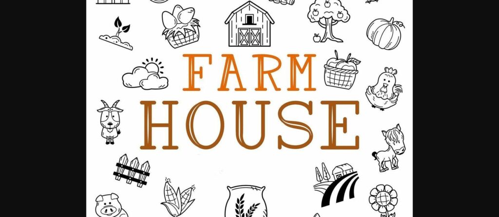 Farmhouse Font Poster 3