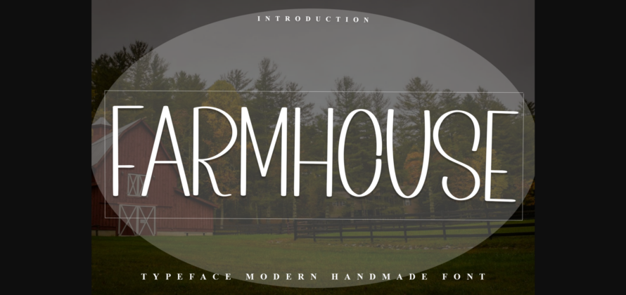 Farmhouse Font Poster 3