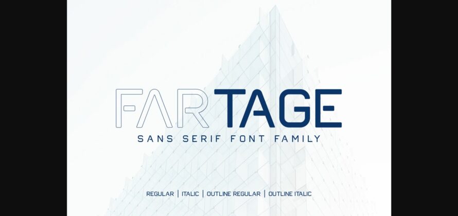 Fartage Font Poster 3