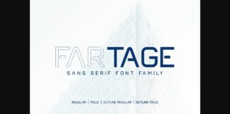 Fartage Font Poster 1