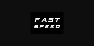 Fast Speed Font Poster 1