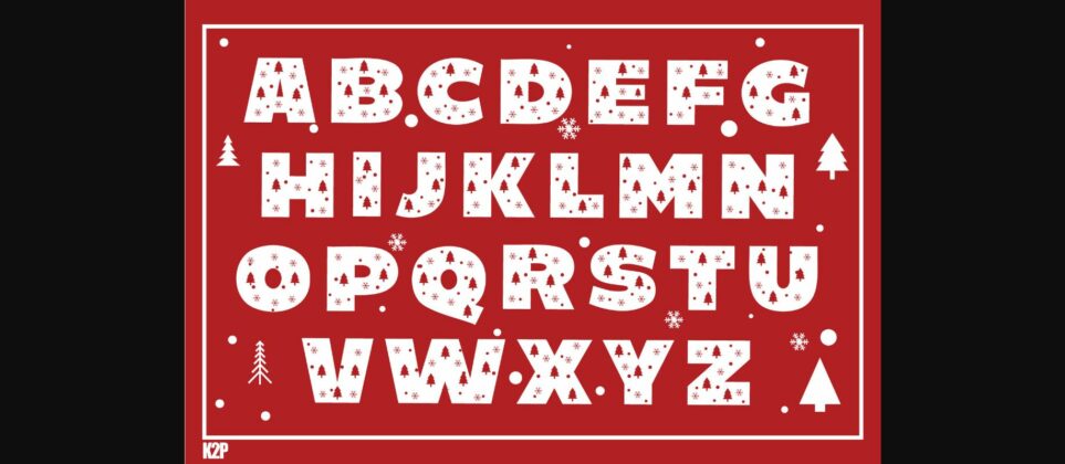 Fat Santa Font Poster 4