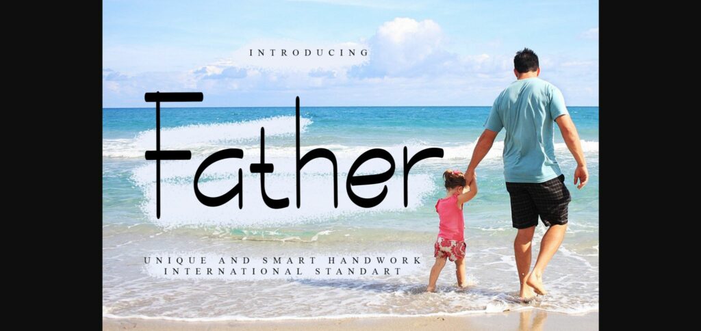 Father Font Poster 3