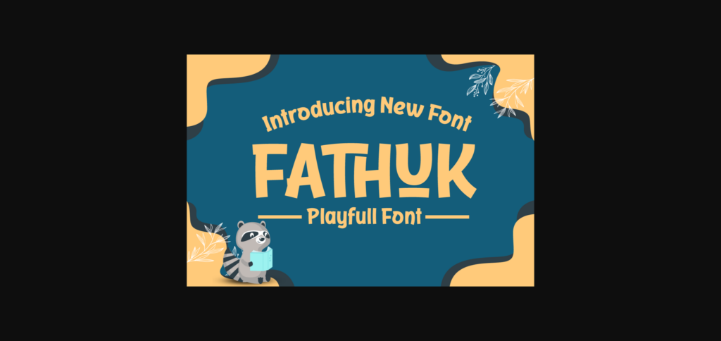 Fathuk Font Poster 1