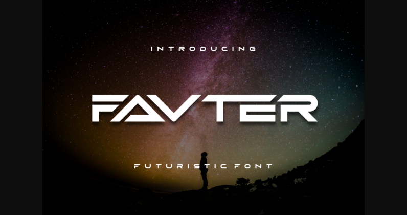 Favter Font Poster 3