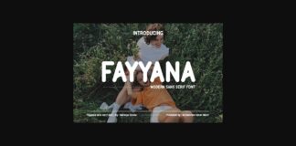 Fayyana Font Poster 1