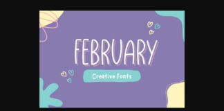 February Font Poster 1