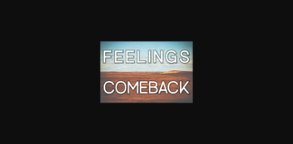 Feelings Comeback Font Poster 1