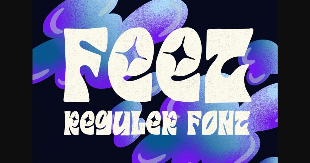 Feet Font Poster 3