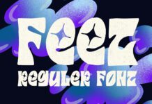 Feet Font Poster 1