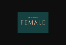 Female Font Poster 1