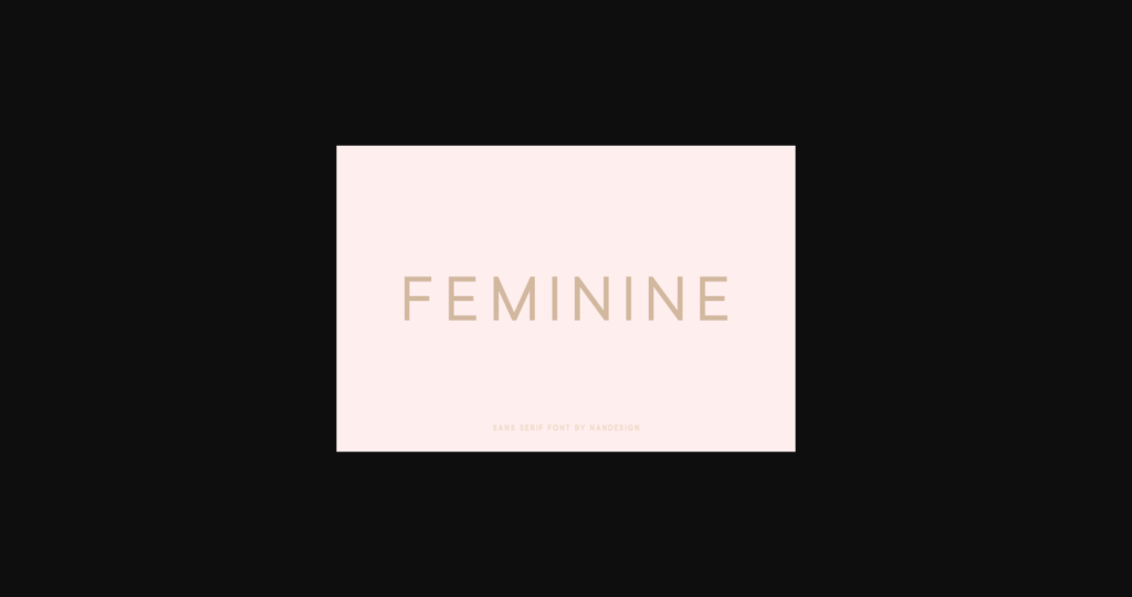 Feminine Font Poster 3