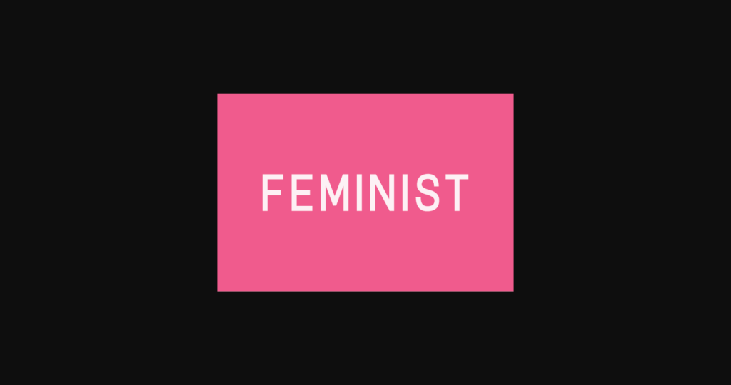 Feminist Font Poster 3