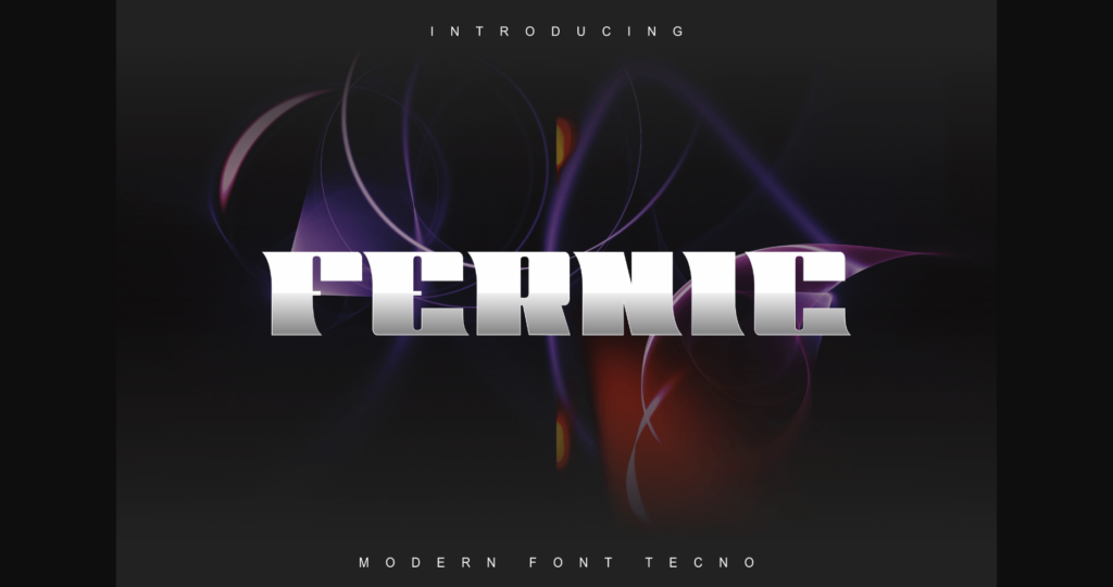 Fernic Font Poster 3