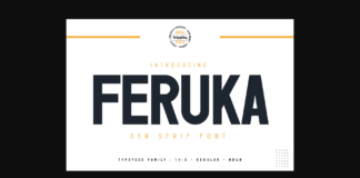 Feruka Font Poster 1