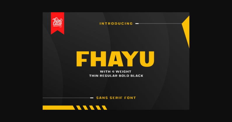 Fhayu Font Poster 3