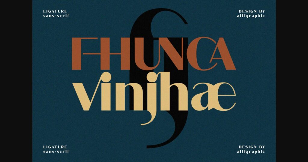 Fhunca Vinjhae Font Poster 3