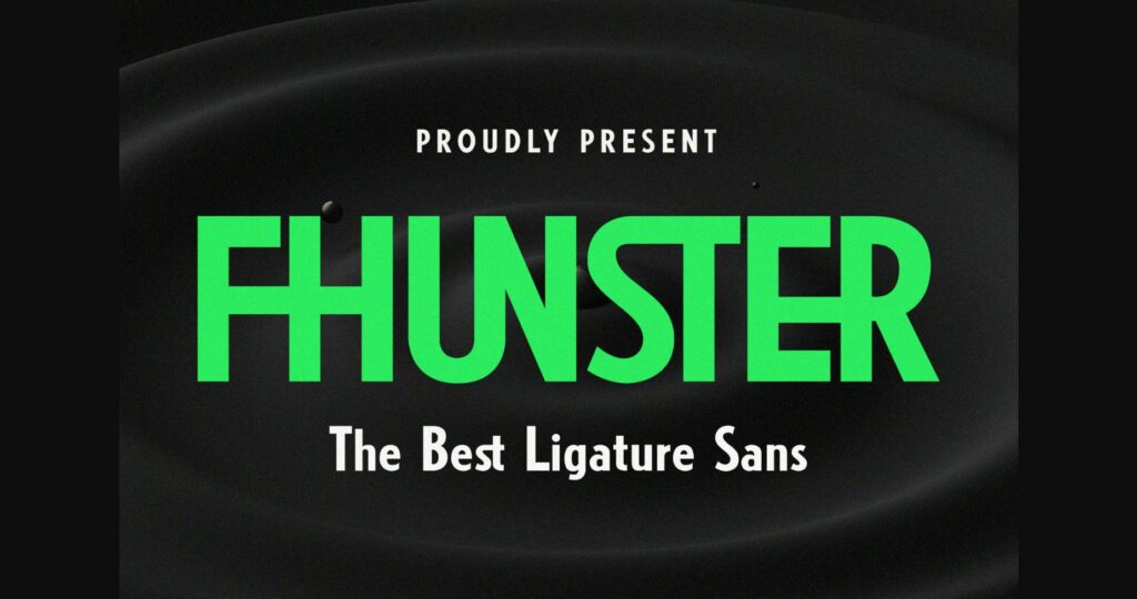 Fhunster Font Poster 3