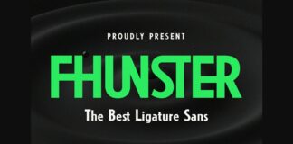 Fhunster Font Poster 1