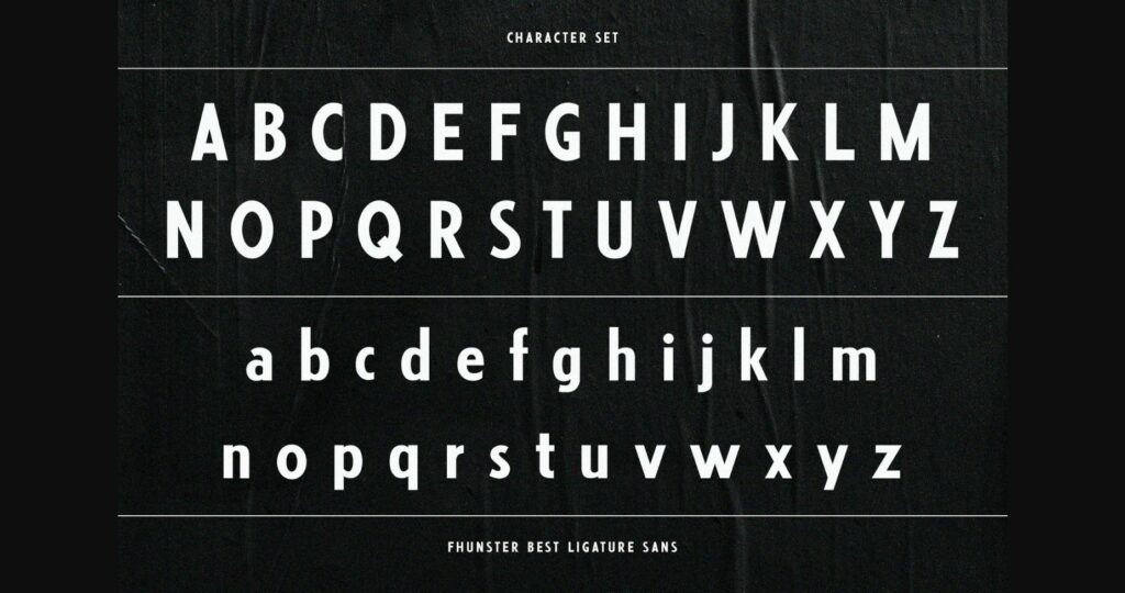 Fhunster Font Poster 6