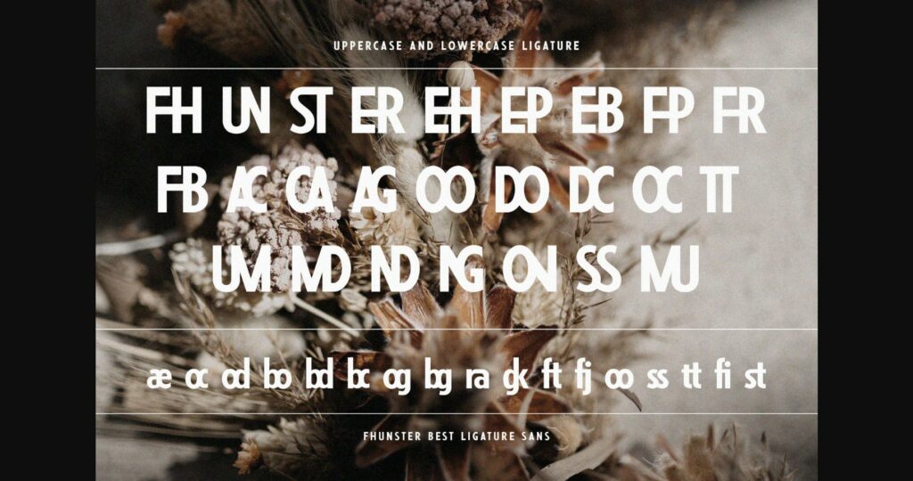 Fhunster Font Poster 8