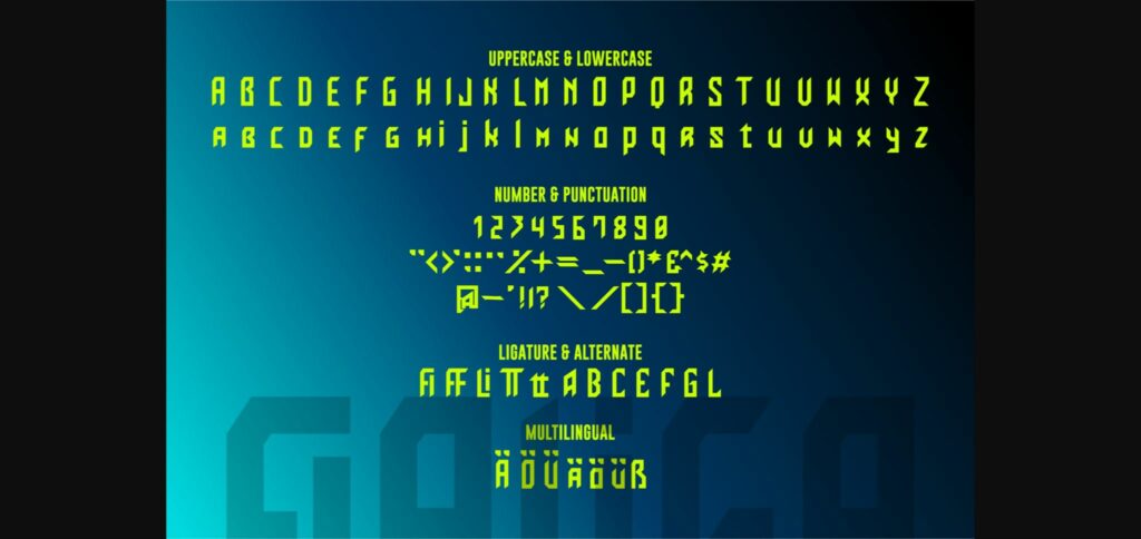 Fialiga Font Poster 7