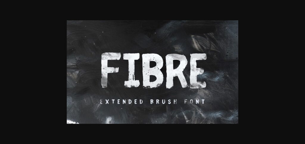 Fibre Extended Font Poster 3