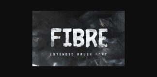 Fibre Extended Font Poster 1