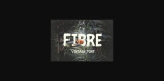 Fibre Font Poster 1