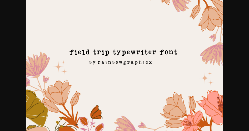 Field Trip Typewriter Poster 3