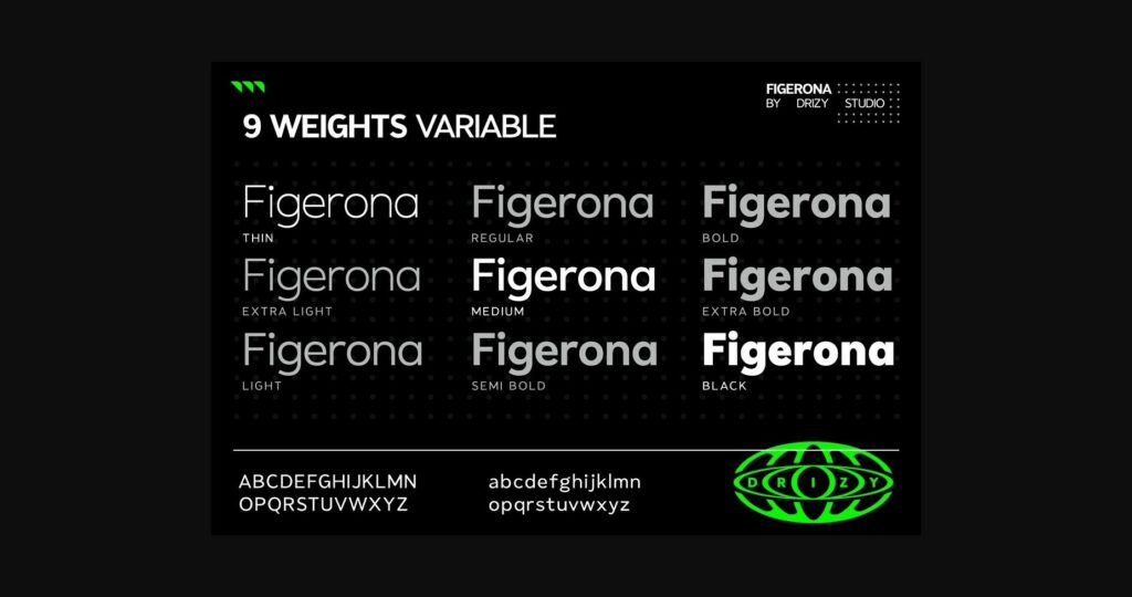 Figerona Font Poster 7