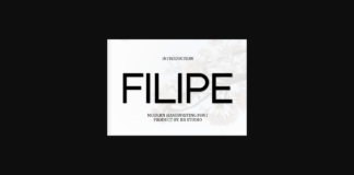 Filipe Font Poster 1