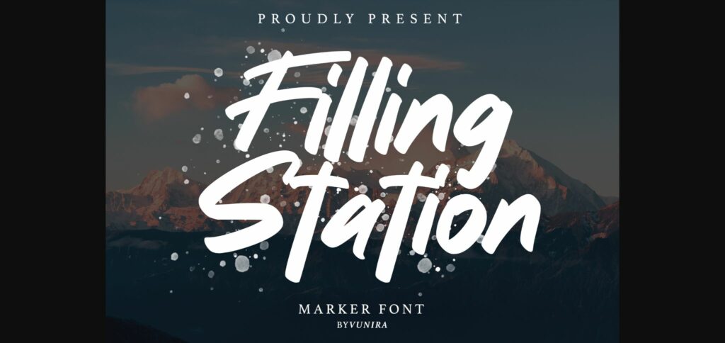 Filling Station Font Poster 3