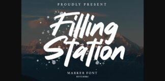 Filling Station Font Poster 1