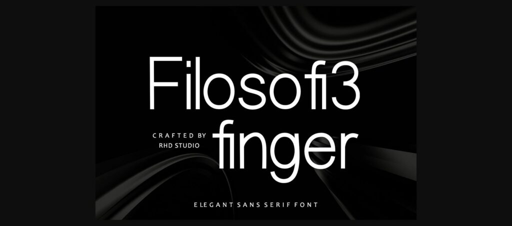 Filosofi3 Finger Font Poster 1