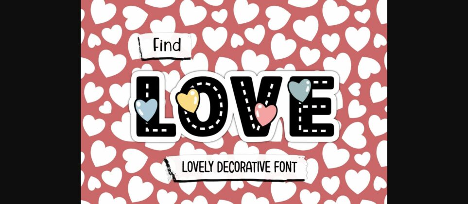 Find Love Font Poster 3