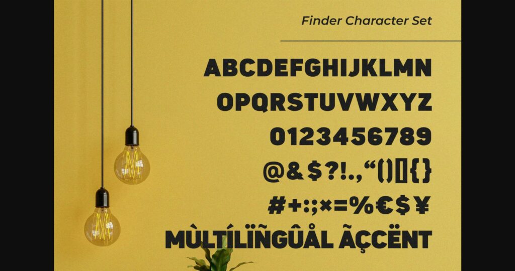 Finder Font Poster 8