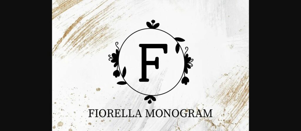 Fiorella Font Poster 3