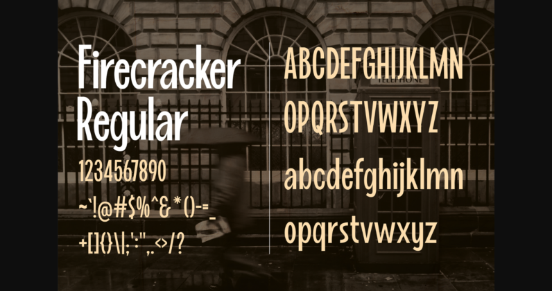 Firecracker Font Poster 5