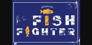 Fish Fighter Font Poster 1