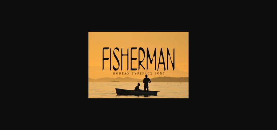 Fisherman Font Poster 3