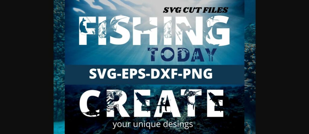 Fishing Today Font Poster 3