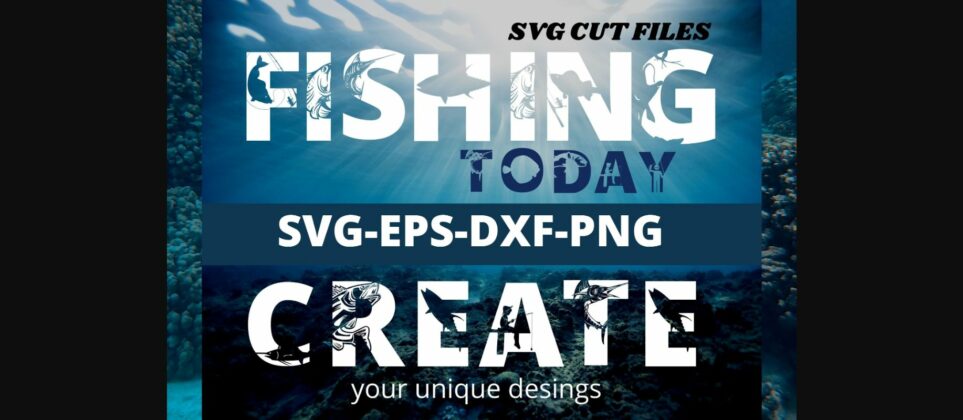 Fishing Today Font Poster 3