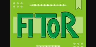 Fitor Font Poster 1