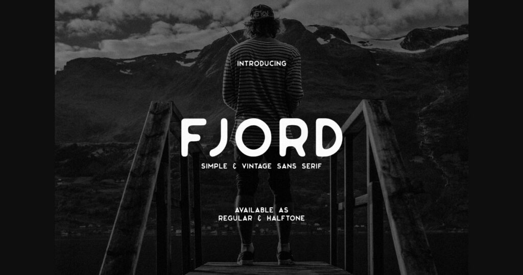 Fjord Font Poster 3