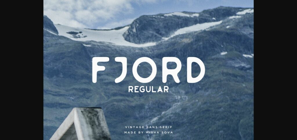 Fjord Font Poster 1