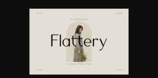 Flattery Font Poster 1