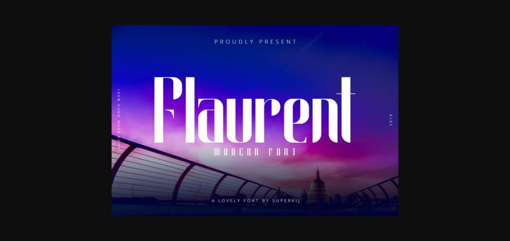 Flaurent Font Poster 3