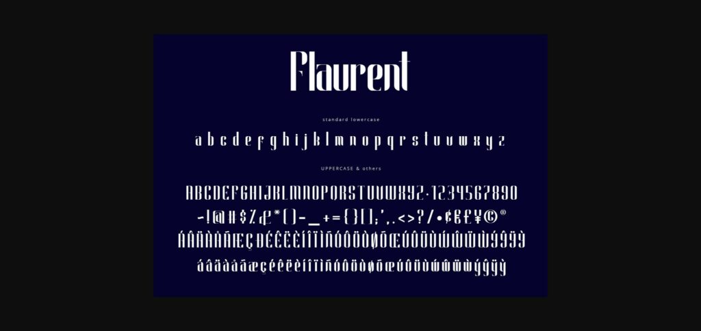 Flaurent Font Poster 5